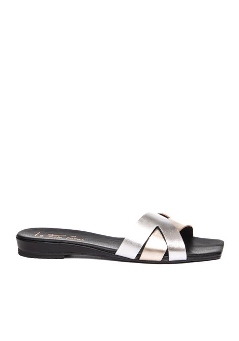 Silver delta sandal LE FOIE GRAS | DELTALAM-ARGENTO